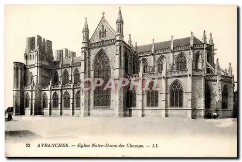 Avranches Ansichtskarte AK L&#39eglise Notre Dame des Champs