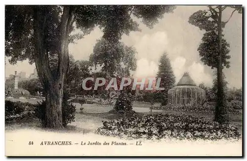 Avranches Cartes postales Le jardin des plantes