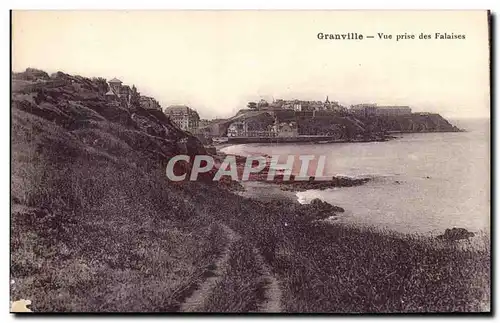 Granville Cartes postales Vue prise des falaises