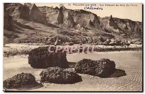 Villers sur Mer Cartes postales Les falaises au saut du chien