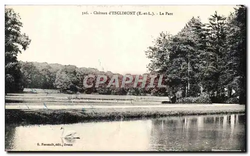 Cartes postales Chateau d&#39ESclimont Le parc