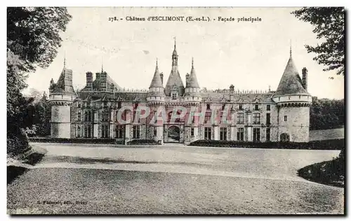 Cartes postales Chateau d&#39ESclimont FAcade principale