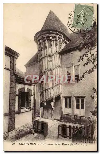 Chartres Ansichtskarte AK Escalier de la Reine Berthe