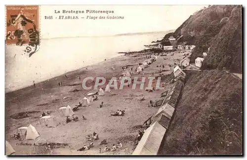 Etables Ansichtskarte AK Plage des Gobelins