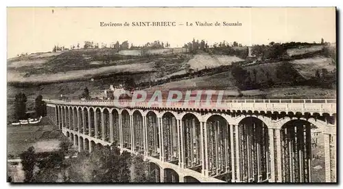 Environs de Saint Brieuc Legue Ansichtskarte AK La viaduc de Souzain