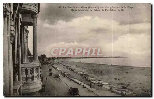 La Baule sur Mer Cartes postales Vue generale de la plage Dans le lointain la pointe de Pornichet