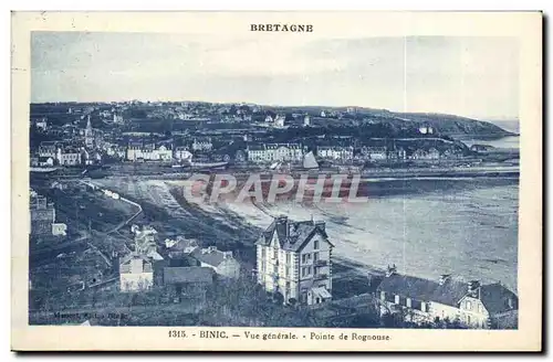 Binic Cartes postales Vue generale Poine de Rognouse