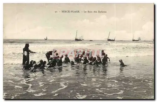 Berck Plage - Le Bain des Enfants - Ansichtskarte AK