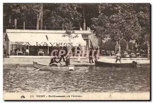 Vichy - Etablissement A L&#39Aviron - bateau - Cartes postales