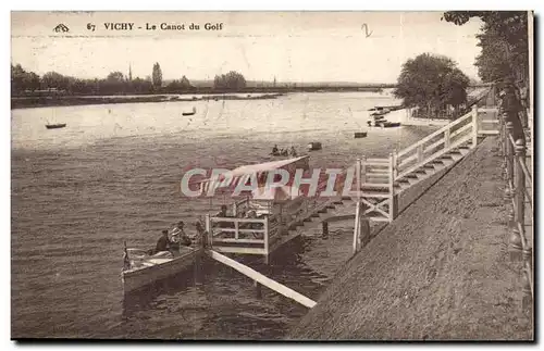 Vichy - Le canot du Golf - Sport - bateau - Ansichtskarte AK