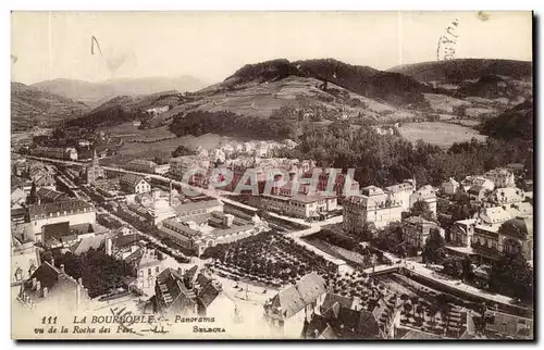 La Bourboule - Panorama vu de la Roche des Fees - Cartes postales