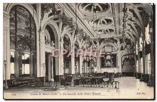 Monaco - Monte Carlo - Casino - la Nouvelle Salle Henri Sebmitt - Cartes postales