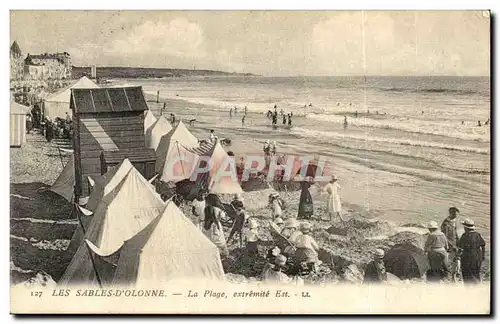 Les sable d&#39olonne - La Plage extremite Rst - - Cartes postales