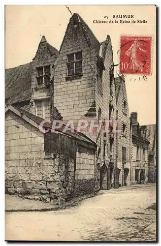 Saumur - Chateau de la Reine de Sicile - Ansichtskarte AK