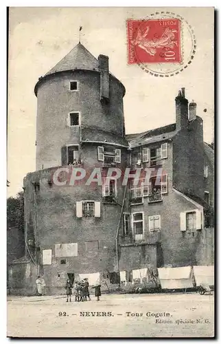 Nevers - Tour Goguin - enfant - Cartes postales