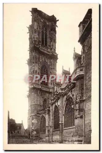 Nevers - Cathedrale St Cyr - Ansichtskarte AK