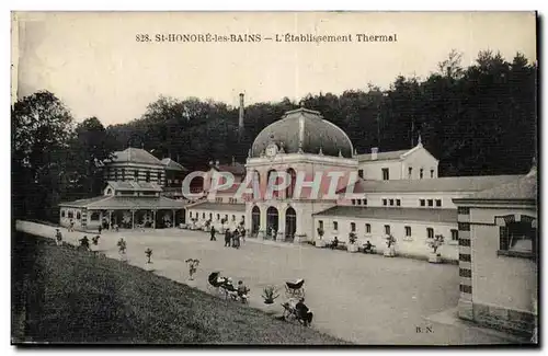 St Honore les Bains - L Establissement Thermal - Ansichtskarte AK