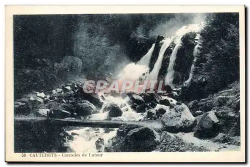 CAuterets Ansichtskarte AK Cascades de Lutour