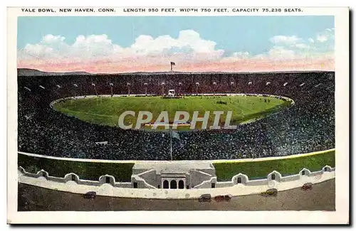 Etas Unis - United States - New Haven Conneticut - Yale Bowl - Length 950 feet Width 750 feet - Cartes postales