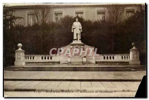 Allemagne - Germany - Deutschland - Bonn - Bonn sur le rhin - Monument de Guillaume 1 - Cartes postales