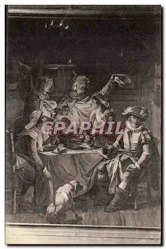 Pau - Le Chateu - Tapisserie Gobelins XVIII siecle - Henri IV chez le Meunier Michaud - Ansichtskarte AK