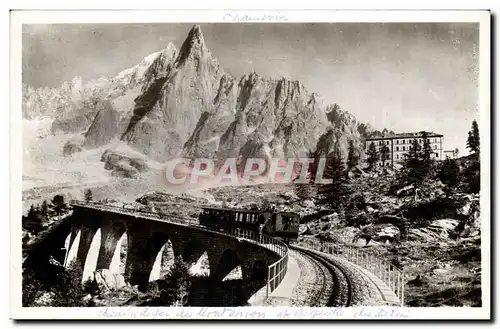 Chamonix - Chemin de Fer du Montenvers et Aiguille du Dru - Cartes postales