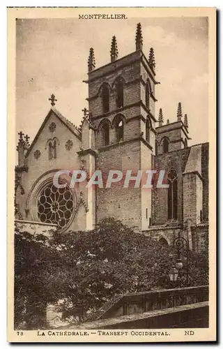 Montpellier - La Cathedrale - Transept Occidental - Cartes postales