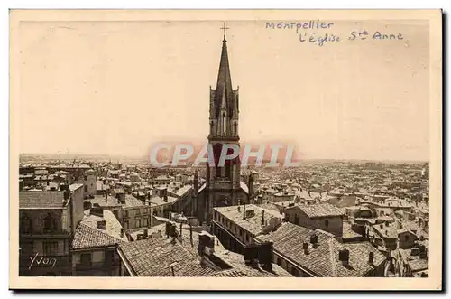 Montpellier - L&#39Eglise Ste Anne - Cartes postales