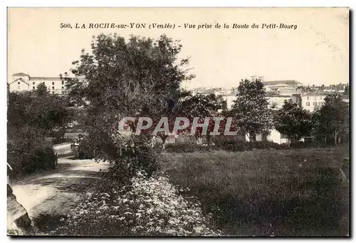 La Roche sur Yon Cartes postales Vue prise de la route du Petit Bourg