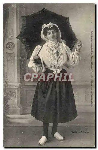 Les SAbles d&#39olonne Cartes postales Voila la Sablaise (femme folklore)