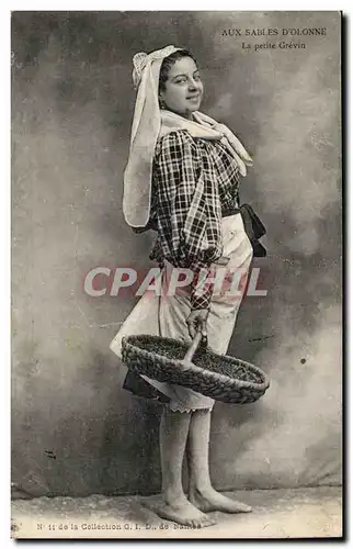 Les SAbles d'olonne Cartes postales La petite grevin (femme folklore)