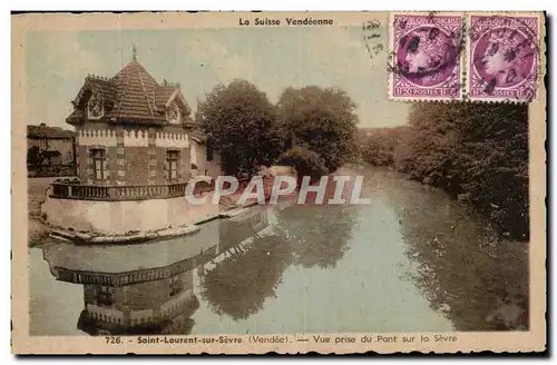 Saint Laurent sur Sevre Ansichtskarte AK Vue prise du pont sur la Sevre