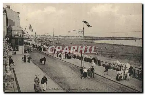 SAbles d'olonne Cartes postales Le remblai