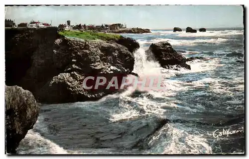 Sion sur Mer Cartes postales la cote par gros temps