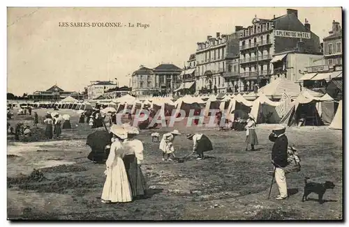 Les SAbles d&#39olonne Cartes postales La plage