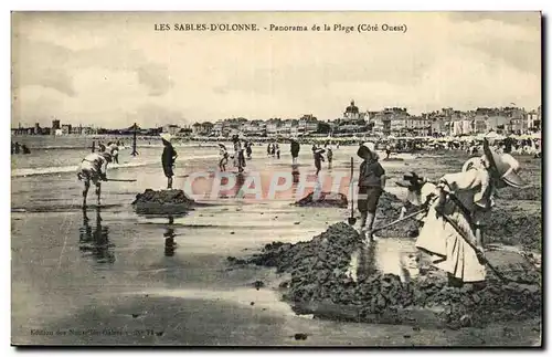Les SAbles d&#39olonne Cartes postales Panorama de la plage