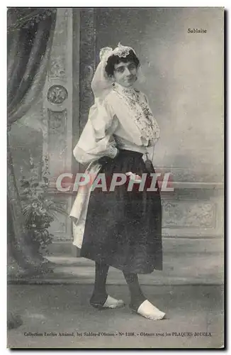 Cartes postales SAbles d'olonne Sablaise (folklore costume)