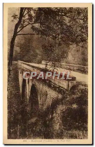 Mervent Cartes postales Le pont Diet