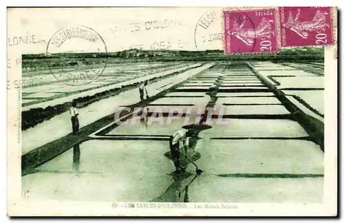 SAbles d'olonne Cartes postales Les marais salants
