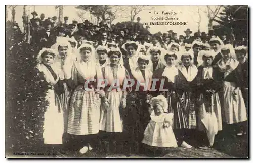 Sables d&#39olonne Cartes postales La Fauvette Societe chorale