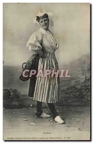 Sables d'olonne Cartes postales Sablaise (folklore costume)