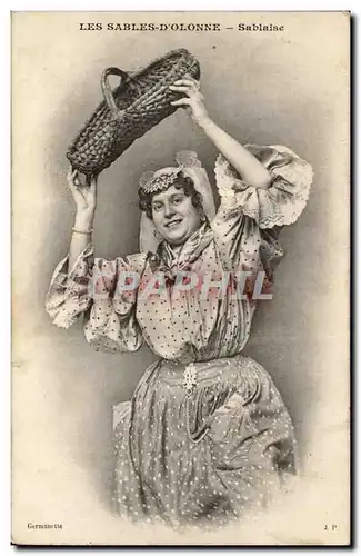 Sables d&#39olonne Cartes postales Costume de sablaise (folklore costume)