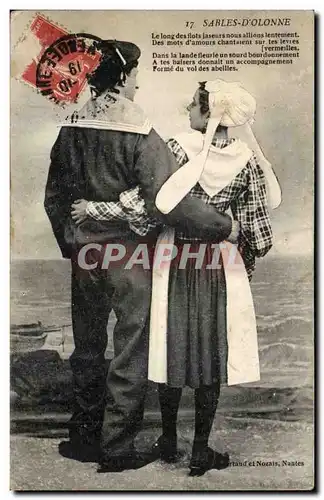 Cartes postales Les Sables d'olonne Sablaise ( folklore costume )