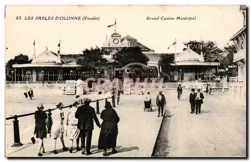 Cartes postales Sables d'olonne Grand casino municipal