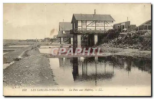 Cartes postales Sables d'olonne Le parc aux huitres
