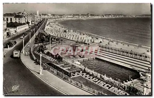 Cartes postales moderne Sables d&#39olonne Vue generale de la piscine du remblai et de la plage