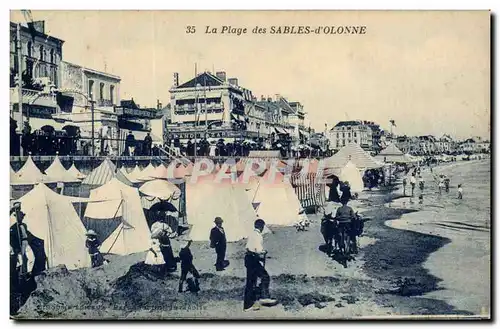 Cartes postales Sables d'olonne La plage