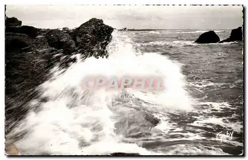 Cartes postales moderne Sables d'olonne effet de vagues