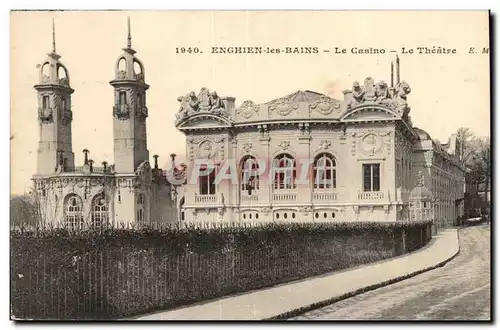 Enghien les Bains Cartes postales Le casino Le theatre