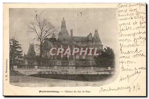 Montmorency Cartes postales Chateau du duc de Dino